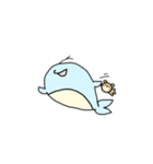 くじらさんとくまさん（個別スタンプ：2）