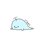 くじらさんとくまさん（個別スタンプ：4）