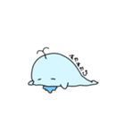 くじらさんとくまさん（個別スタンプ：5）