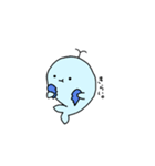 くじらさんとくまさん（個別スタンプ：11）