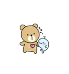 くじらさんとくまさん（個別スタンプ：32）