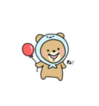 くじらさんとくまさん（個別スタンプ：33）