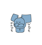 びっくりのび‼︎のひ（ブルー×オレンジ）（個別スタンプ：33）