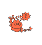 びっくりのび‼︎のひ（ブルー×オレンジ）（個別スタンプ：38）