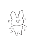 さめてるうさぎさん（個別スタンプ：12）