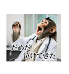 架空の自称医者猿（個別スタンプ：16）