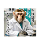 架空の自称医者猿（個別スタンプ：17）