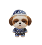なりきり3Dシーズー（個別スタンプ：34）