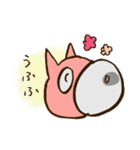 横しか向けないウマたち②（個別スタンプ：11）