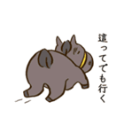 横しか向けないウマたち②（個別スタンプ：33）