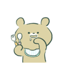 ちゃいろいくまのこ4（個別スタンプ：13）