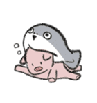 どうぶつスタンプ(24種)（個別スタンプ：4）