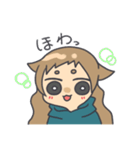 顔にすぐでる可愛い子（個別スタンプ：1）