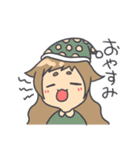 顔にすぐでる可愛い子（個別スタンプ：6）