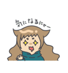 顔にすぐでる可愛い子（個別スタンプ：23）