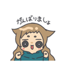 顔にすぐでる可愛い子（個別スタンプ：25）