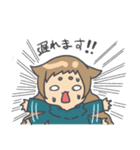 顔にすぐでる可愛い子（個別スタンプ：28）