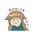 顔にすぐでる可愛い子（個別スタンプ：32）