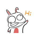 狂ったウサギ！（個別スタンプ：1）
