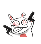 狂ったウサギ！（個別スタンプ：3）