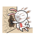 狂ったウサギ！（個別スタンプ：4）