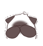 【毒づく】悪態をつくシャム猫もどき（個別スタンプ：25）