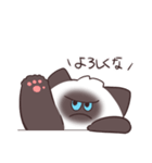 【毒づく】悪態をつくシャム猫もどき（個別スタンプ：29）
