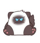 【毒づく】悪態をつくシャム猫もどき（個別スタンプ：32）