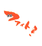 筆ペンと面白い花々（個別スタンプ：15）