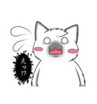 黒猫さんとシャム猫さんの日常（個別スタンプ：15）