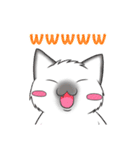 黒猫さんとシャム猫さんの日常（個別スタンプ：18）