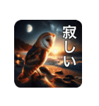 フクロウは見ている（個別スタンプ：11）
