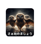 フクロウは見ている（個別スタンプ：34）