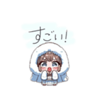 ゆきんこ⭐︎ちゃんといっしょ♪（個別スタンプ：1）