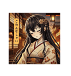 あざとい博多花魁の休日（個別スタンプ：2）