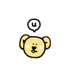 パステルカラー丸顔 Q〜Z（個別スタンプ：10）