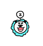 パステルカラー丸顔 Q〜Z（個別スタンプ：20）