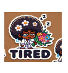 アフロ花束のスタンプ@SFW（個別スタンプ：12）