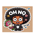 アフロ花束のスタンプ@SFW（個別スタンプ：15）