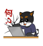 シャンプーする柴犬（個別スタンプ：20）