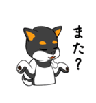 シャンプーする柴犬（個別スタンプ：37）