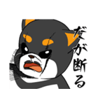 シャンプーする柴犬（個別スタンプ：40）