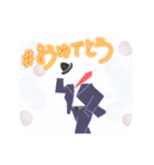紳士服で御挨拶2（個別スタンプ：9）