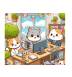 【bulu】動物職場スタンプ(AI生成)（個別スタンプ：1）