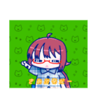 ORANGE 可愛いメンヘラちびキャラ2（個別スタンプ：2）