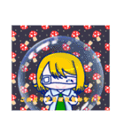 ORANGE 可愛いメンヘラちびキャラ2（個別スタンプ：6）