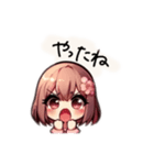 桜子ちゃんとサクラちゃん（個別スタンプ：9）