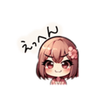 桜子ちゃんとサクラちゃん（個別スタンプ：10）