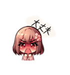 桜子ちゃんとサクラちゃん（個別スタンプ：12）