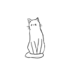 しょぼくれて不機嫌なねこ（個別スタンプ：8）